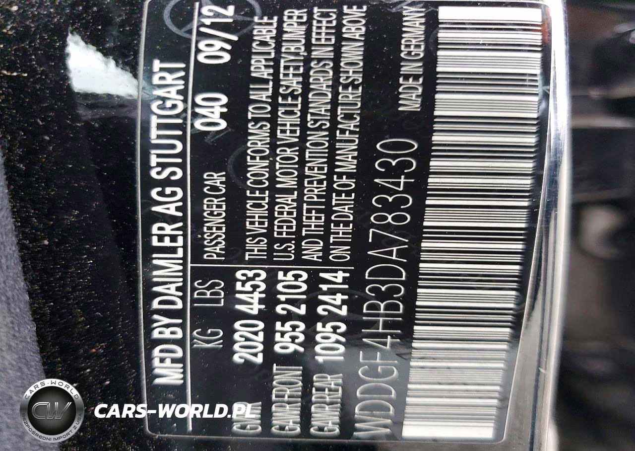 2013 Mercedes-Benz C 250 VIN:WDDGF4HB3DA783430 - 12