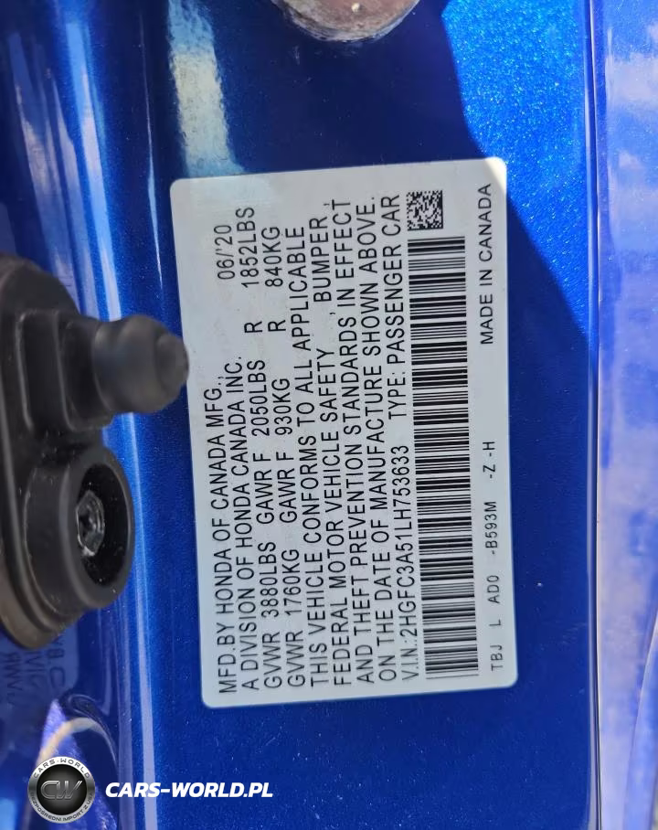 2020 Honda Civic Si VIN:2HGFC3A51LH753633 - 13