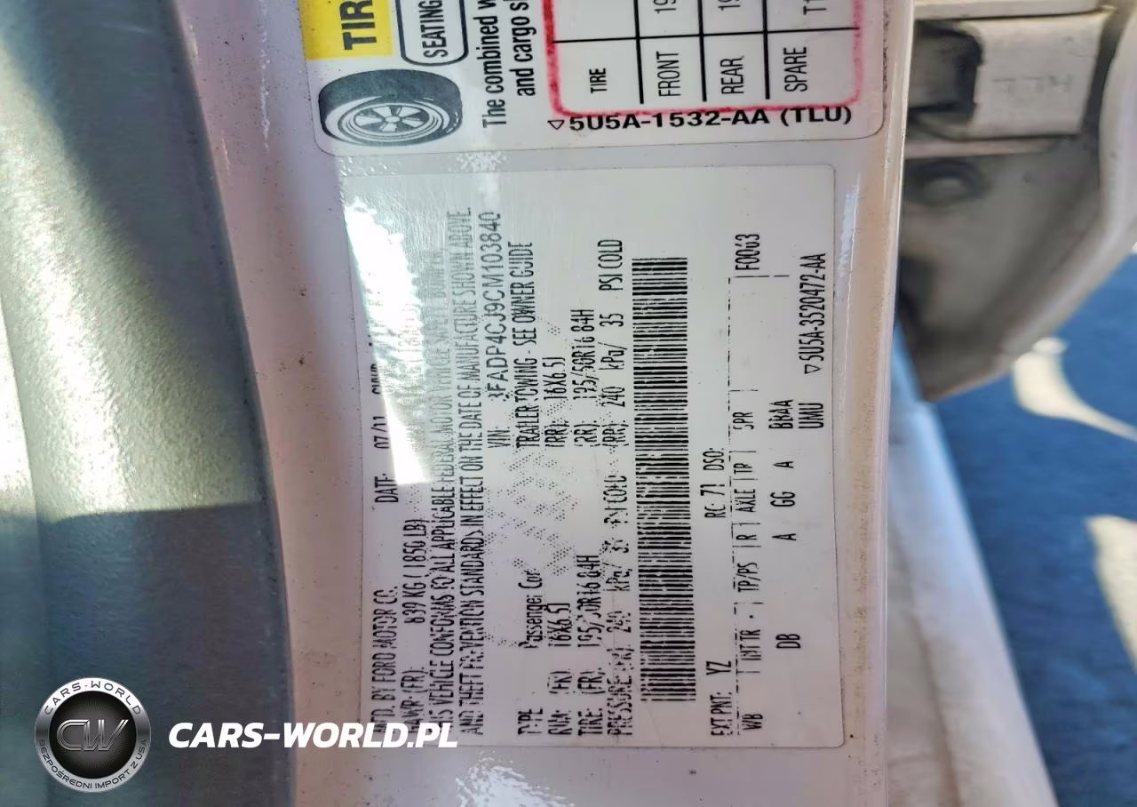 2012 Ford Fiesta Sel VIN:3FADP4CJ9CM103840 - 12