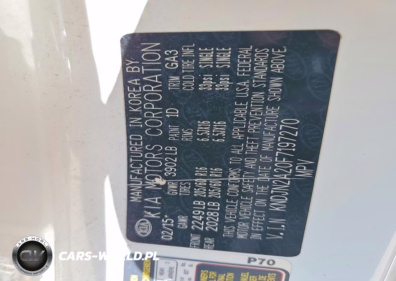 2015 Kia Soul Base VIN:KNDJN2A20F7197270 - 12