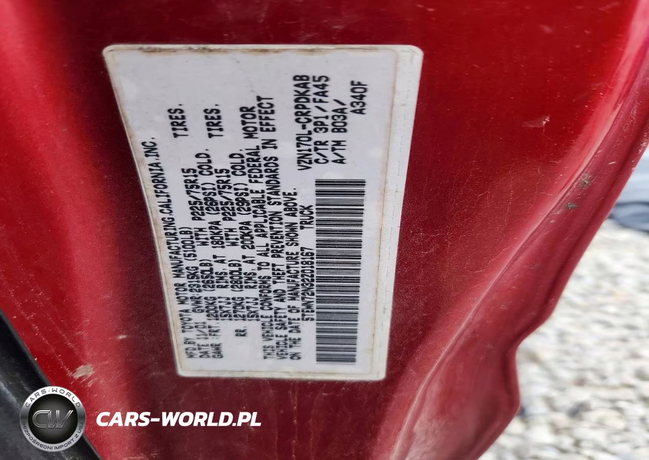 2002 Toyota Tacoma Xtracab VIN:5TEWN72N32Z018167 - 12