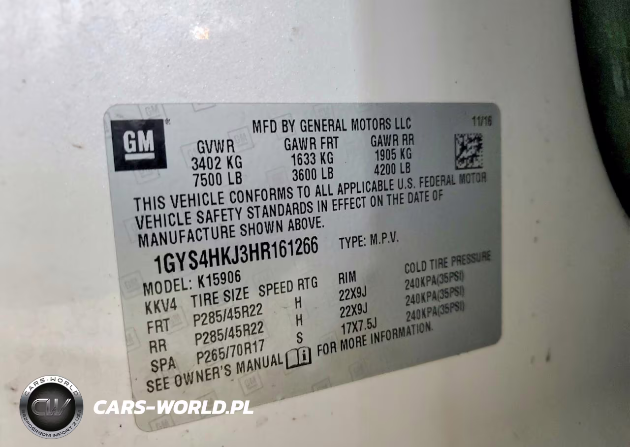 2017 Cadillac Escalade Esv Luxury VIN:1GYS4HKJ3HR161266 - 14
