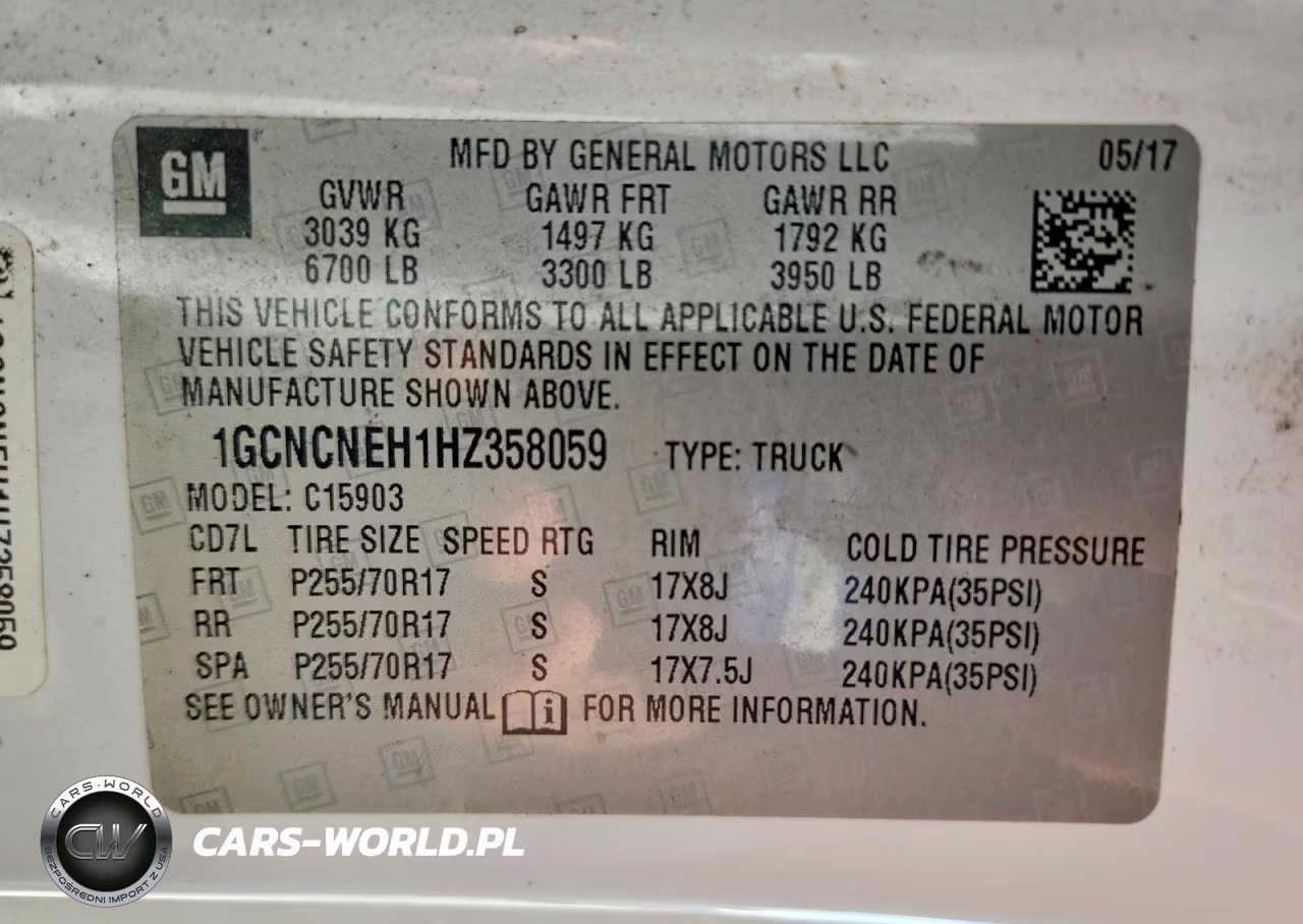 2017 Chevrolet Silverado C1500 VIN:1GCNCNEH1HZ358059 - 12