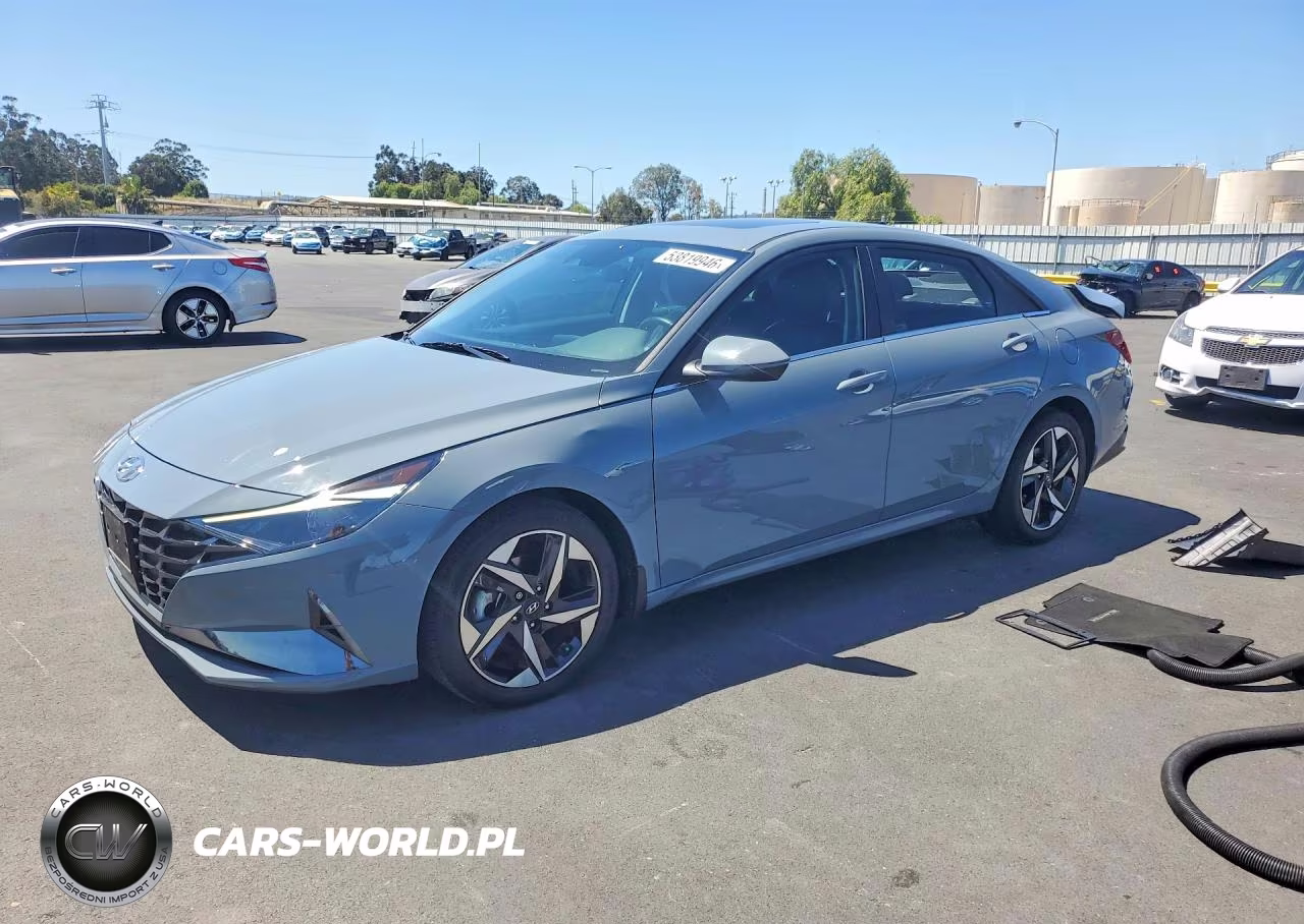 2022 Hyundai Elantra Sel VIN:KMHLN4AG1NU317086 - 1