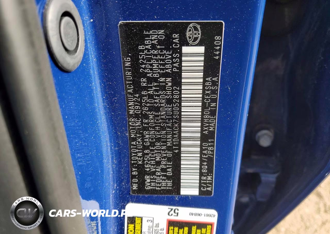 2025 Toyota Camry Se VIN:4T1DAACK7SU052802 - 12