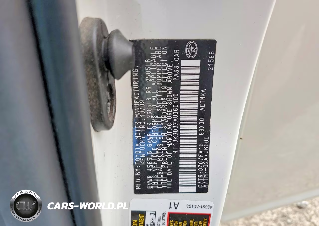 2010 Toyota Avalon Xl VIN:4T1BK3DB7AU360100 - 12