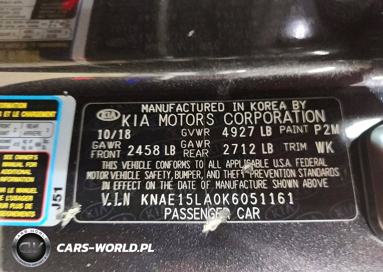 2019 Kia Stinger Base VIN:KNAE15LA0K6051161 - 12