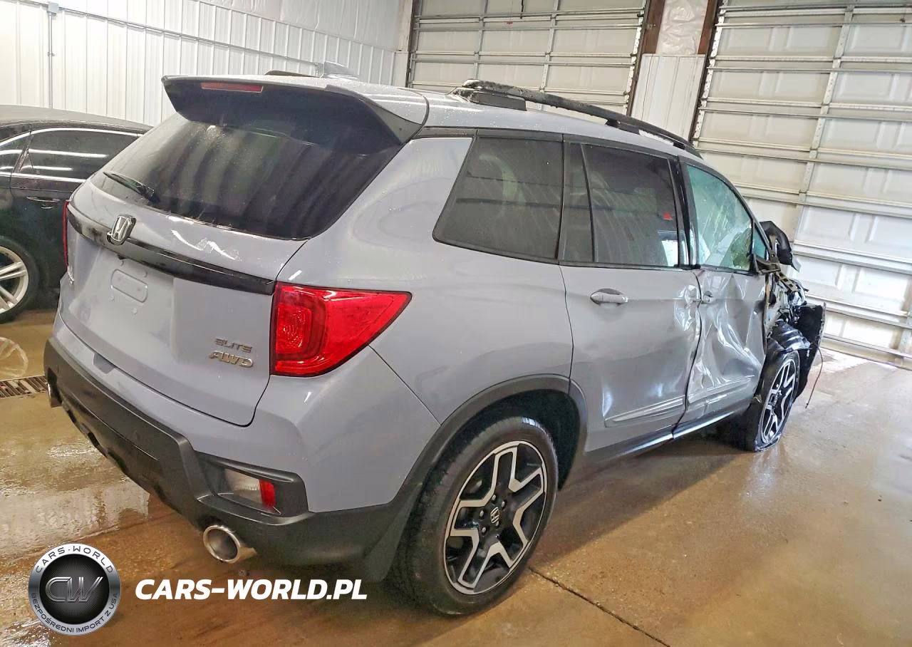 2022 Honda Passport Elite VIN:5FNYF8H00NB009598 - 3