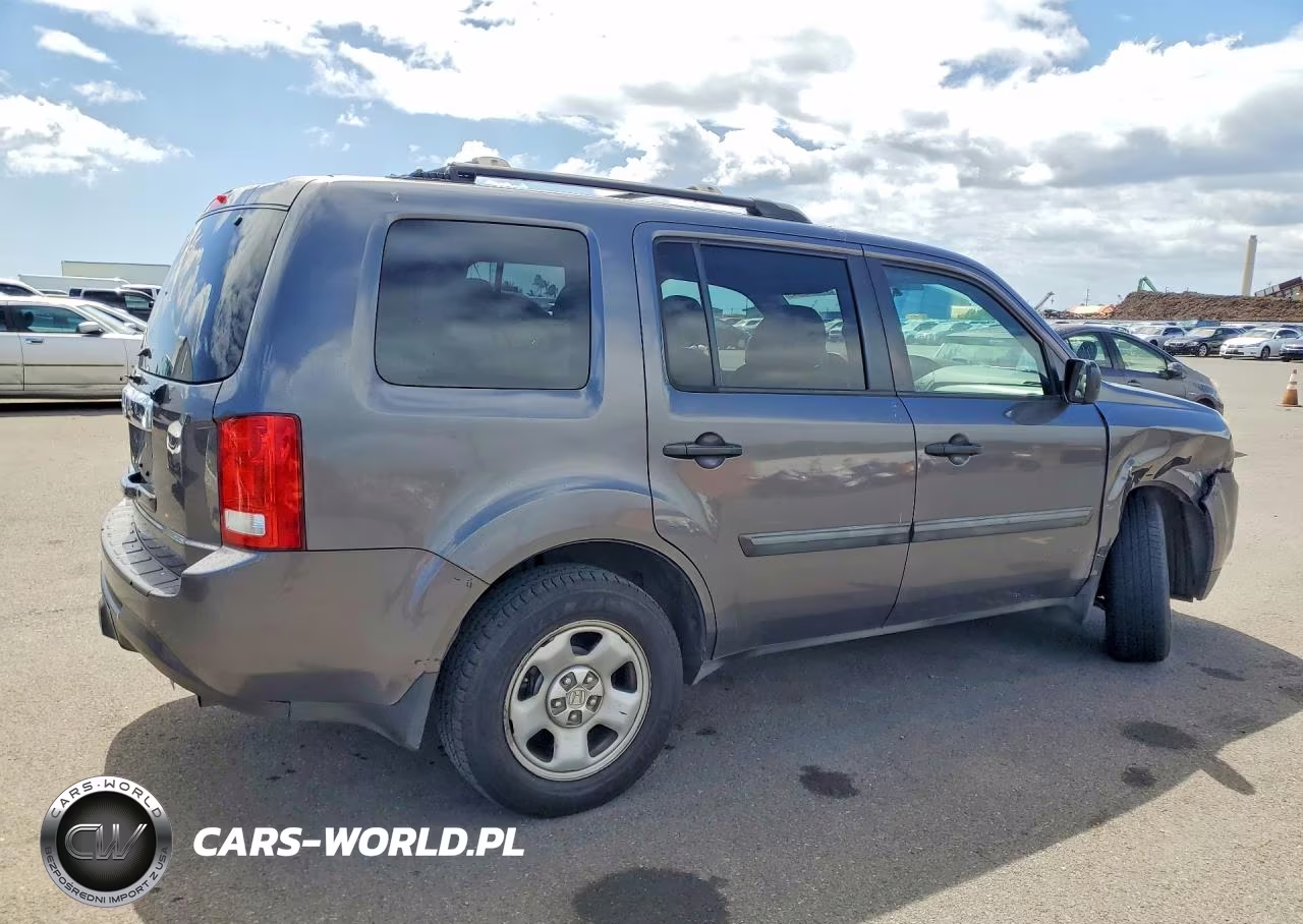 2014 Honda Pilot Lx VIN:5FNYF3H27EB023101 - 3