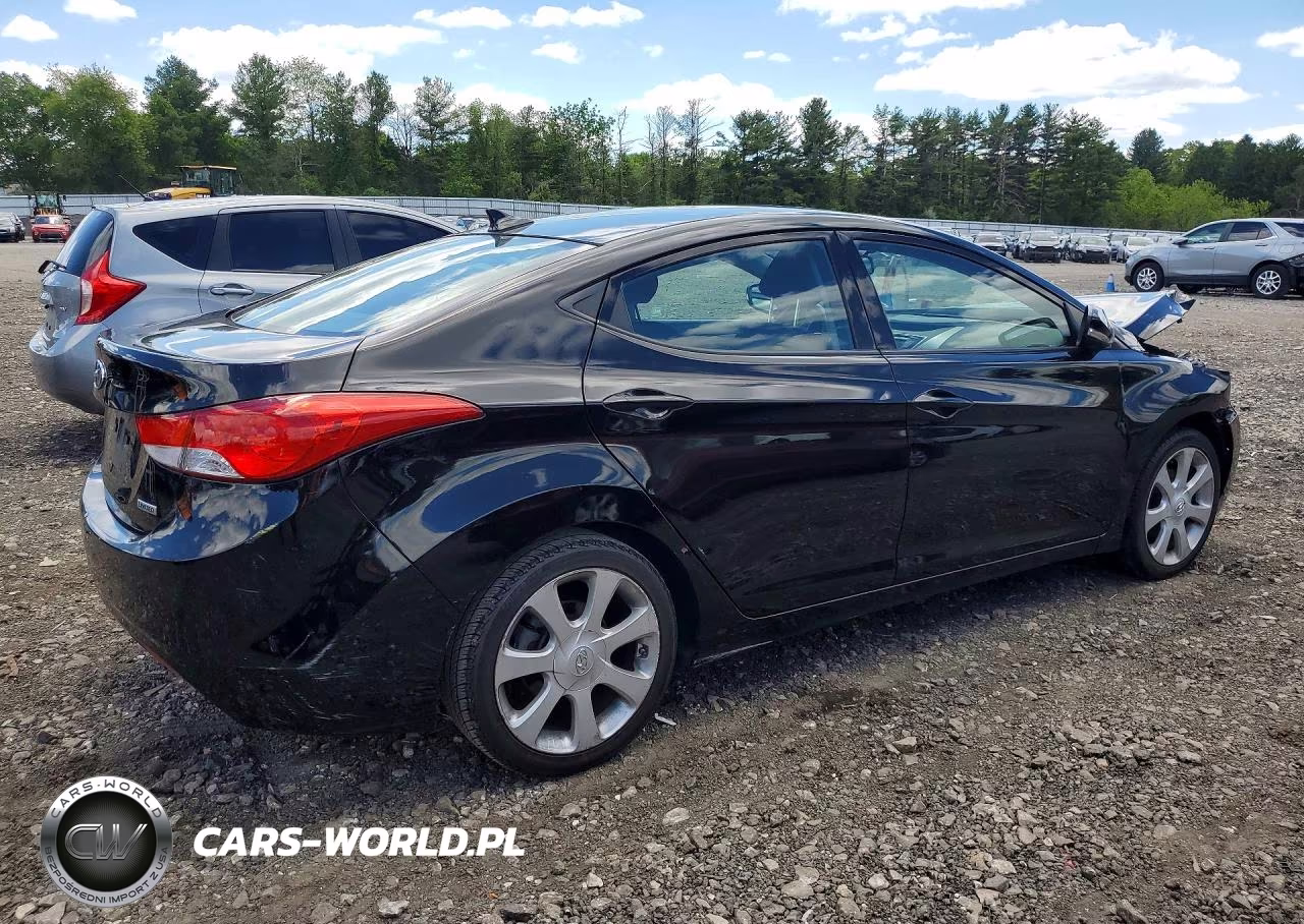 2013 Hyun Elantra VIN:KMHDH4AE2DU003049 - 3