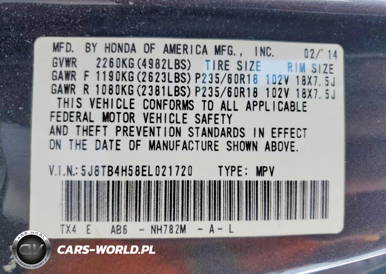 2014 Acura Rdx Technology VIN:5J8TB4H58EL021720 - 13