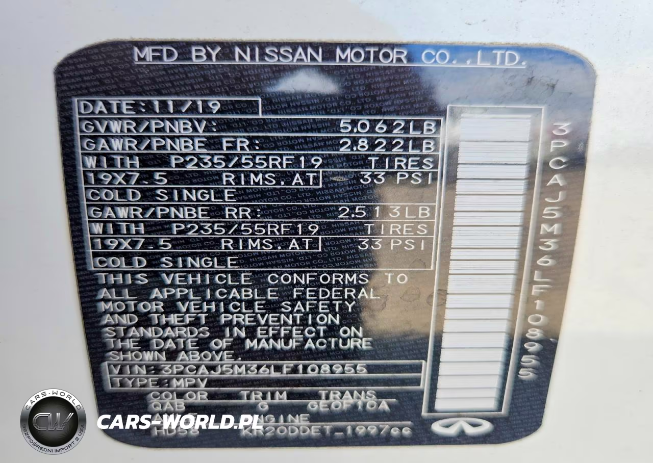 2020 Infiniti Qx50 Essential VIN:3PCAJ5M36LF108955 - 13