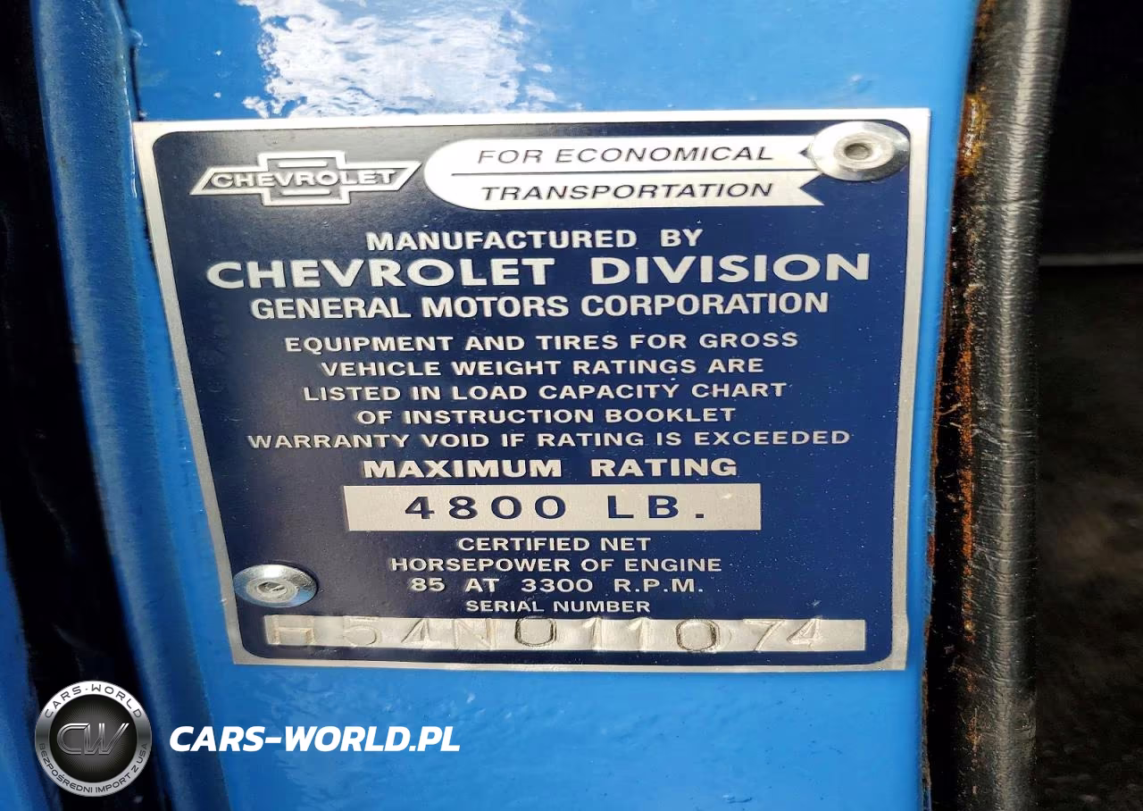 1954 Chevrolet Series 3100 1-2 Ton VIN:H54N011074 - 12