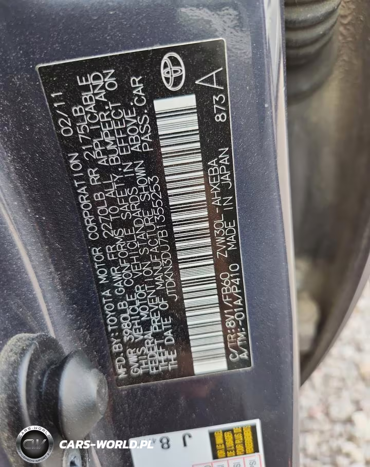 2011 Toyota Prius Two VIN:JTDKN3DU7B1355253 - 12