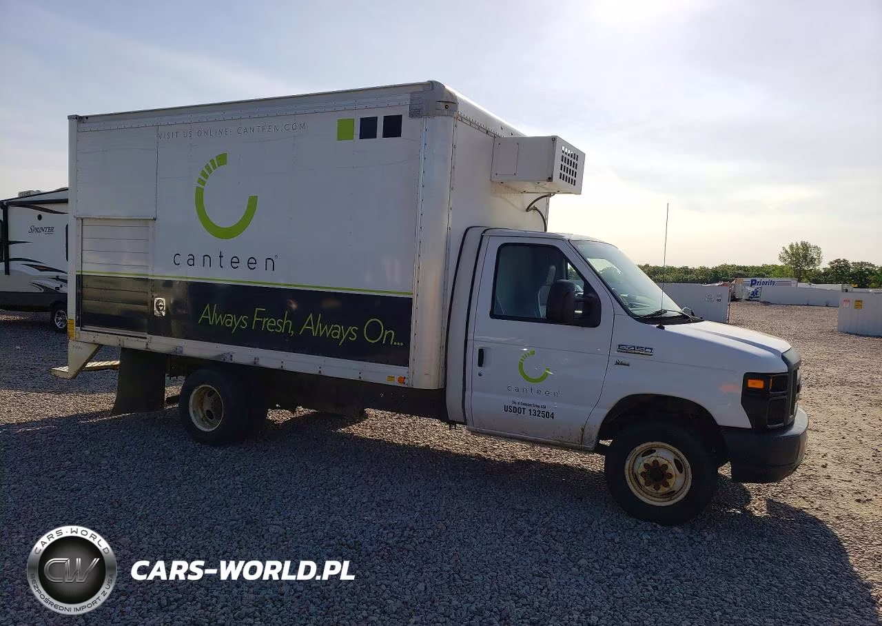 2014 Ford E450 Refrigerated Box Truck VIN:1FDWE4FLXEDA65602 - 4