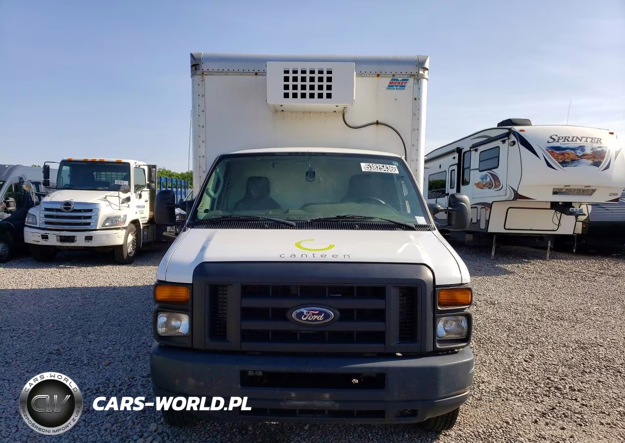 2014 Ford E450 Refrigerated Box Truck VIN:1FDWE4FLXEDA65602 - 5