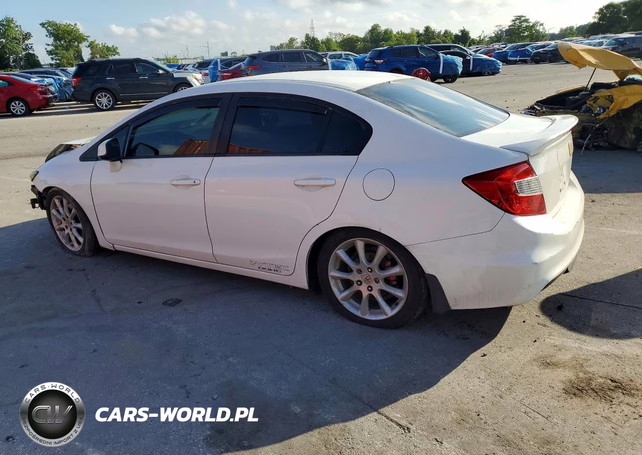 2012 Honda Civic Si VIN:2HGFB6E54CH703338 - 2