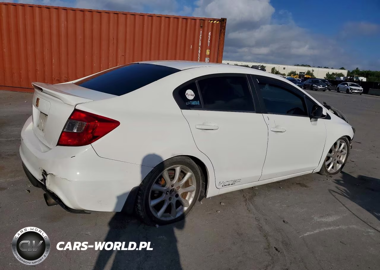 2012 Honda Civic Si VIN:2HGFB6E54CH703338 - 3