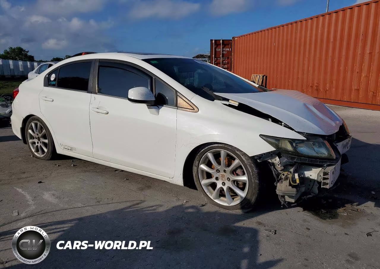 2012 Honda Civic Si VIN:2HGFB6E54CH703338 - 4