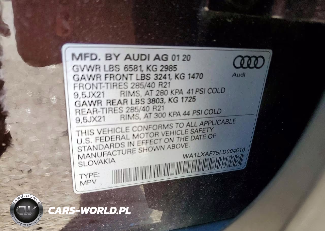 2020 Audi Q7 Premium Plus VIN:WA1LXAF75LD004510 - 13