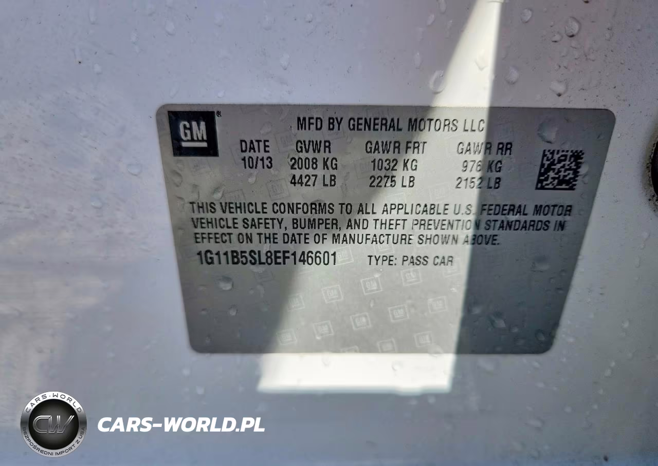2014 Chevrolet Malibu Ls VIN:1G11B5SL8EF146601 - 12