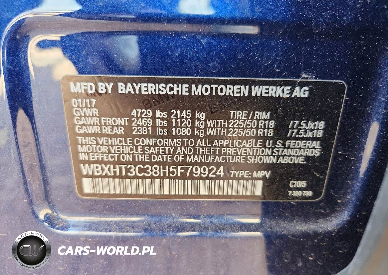2017 BMW X1 xDrive28I VIN:WBXHT3C38H5F79924 - 13