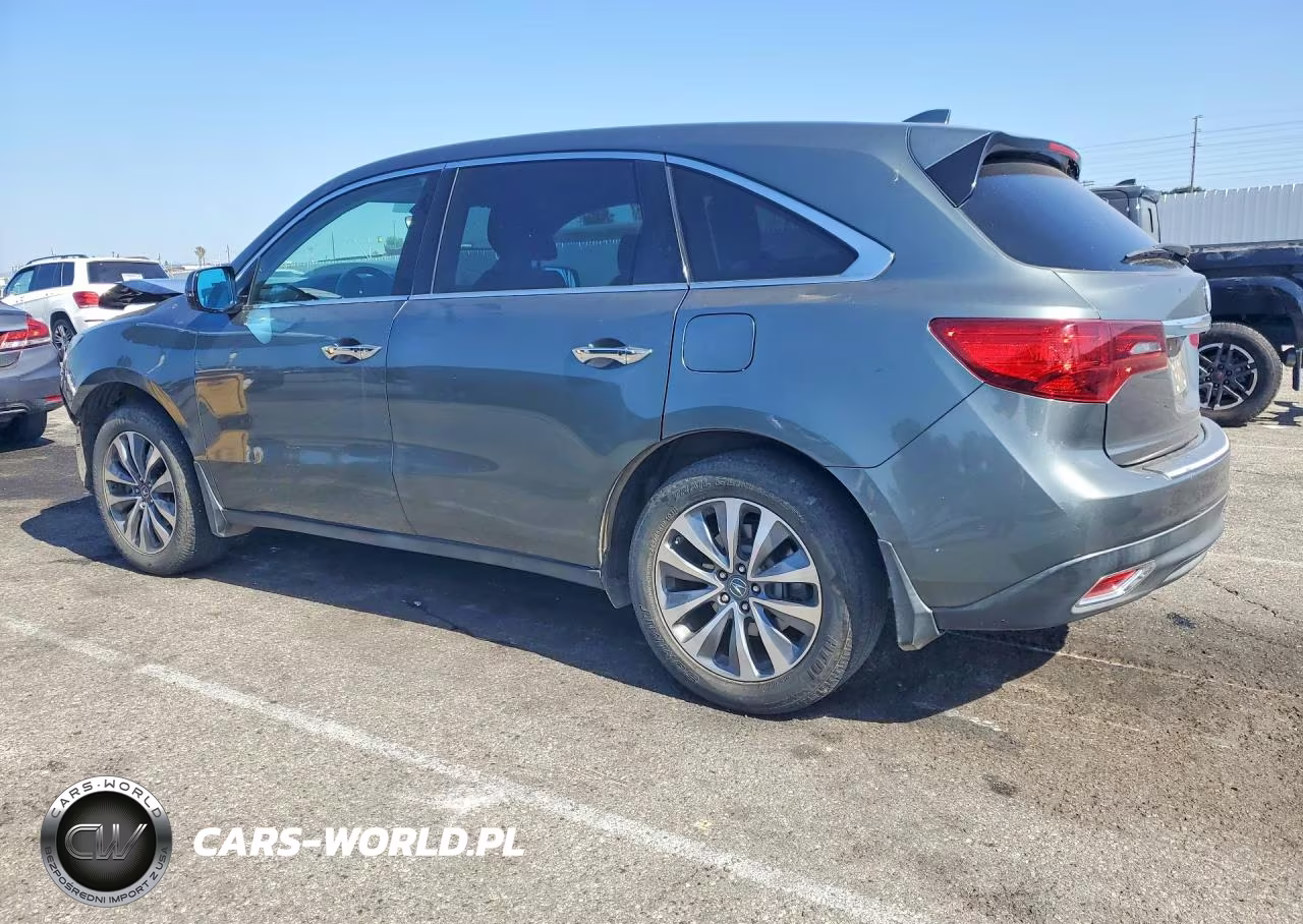 2016 Acura Mdx Technology VIN:5FRYD3H40GB003717 - 2