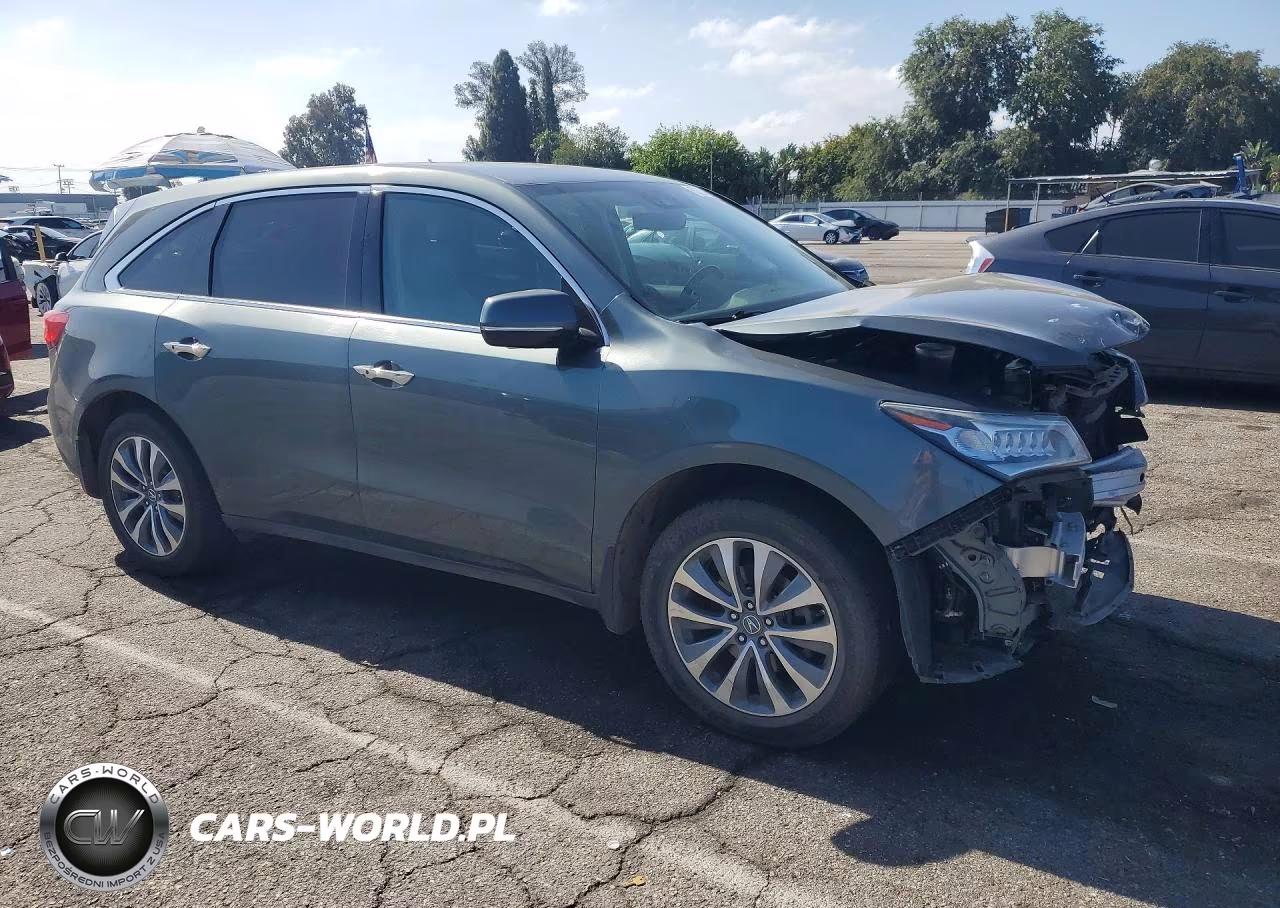 2016 Acura Mdx Technology VIN:5FRYD3H40GB003717 - 4