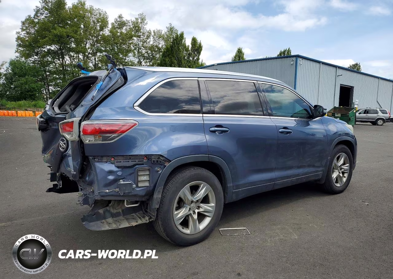 2015 Toyota Highlander Limited VIN:5TDDKRFHXFS144240 - 3