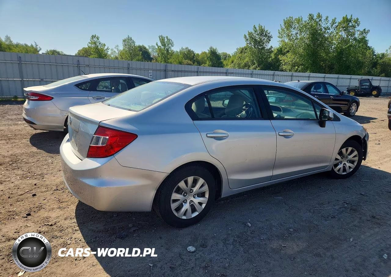 2012 Honda Civic Lx VIN:2HGFB2F55CH563663 - 3