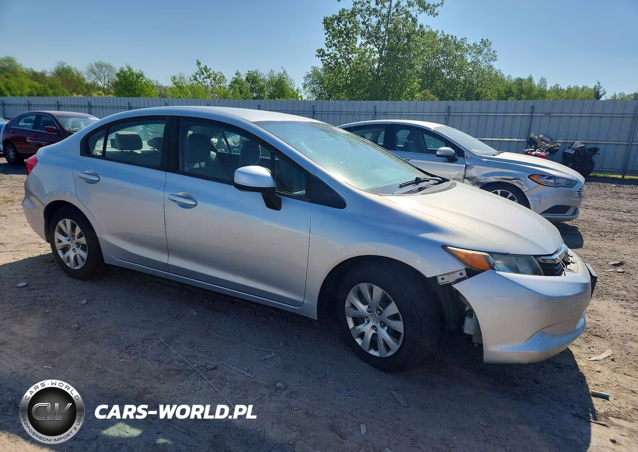 2012 Honda Civic Lx VIN:2HGFB2F55CH563663 - 4
