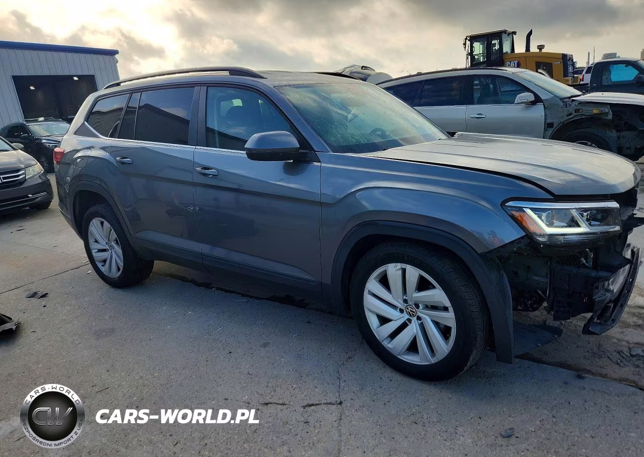 2021 Volkswagen Atlas Se VIN:1V2WR2CA5MC601777 - 4