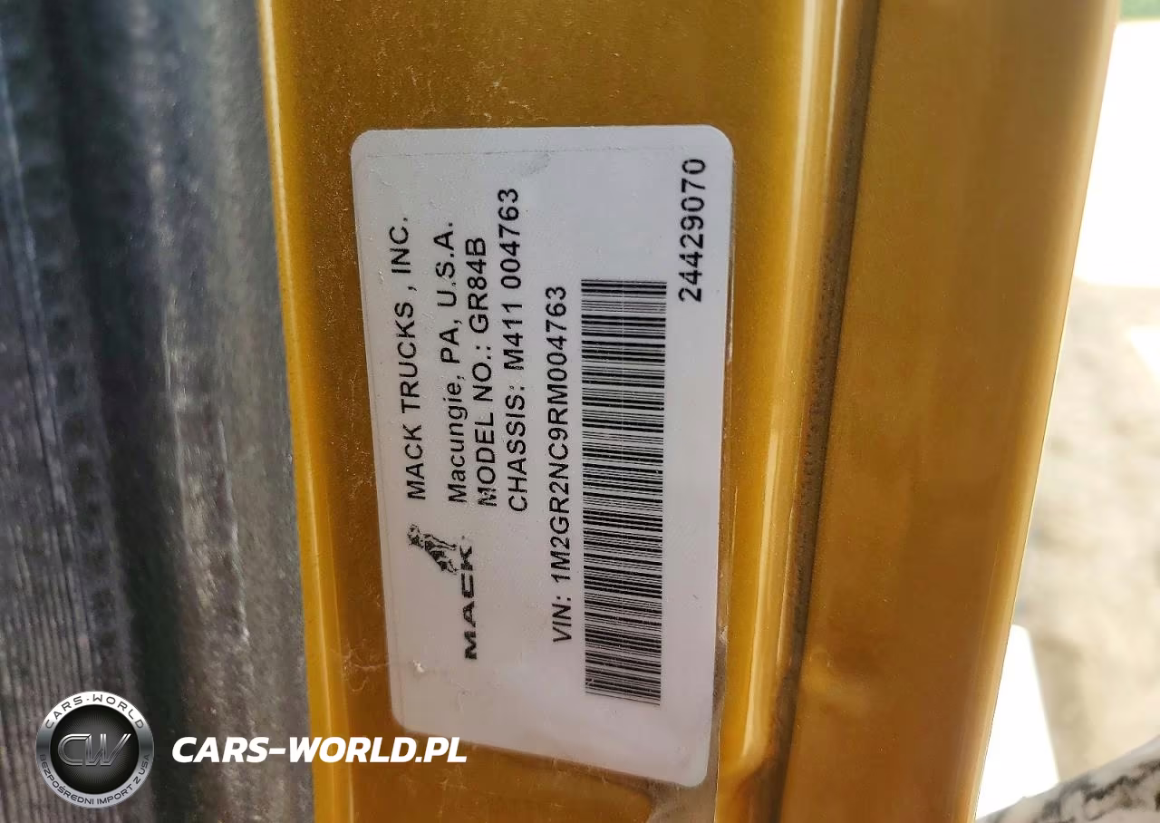 2024 Mack Granite VIN:1M2GR2NC9RM004763 - 11
