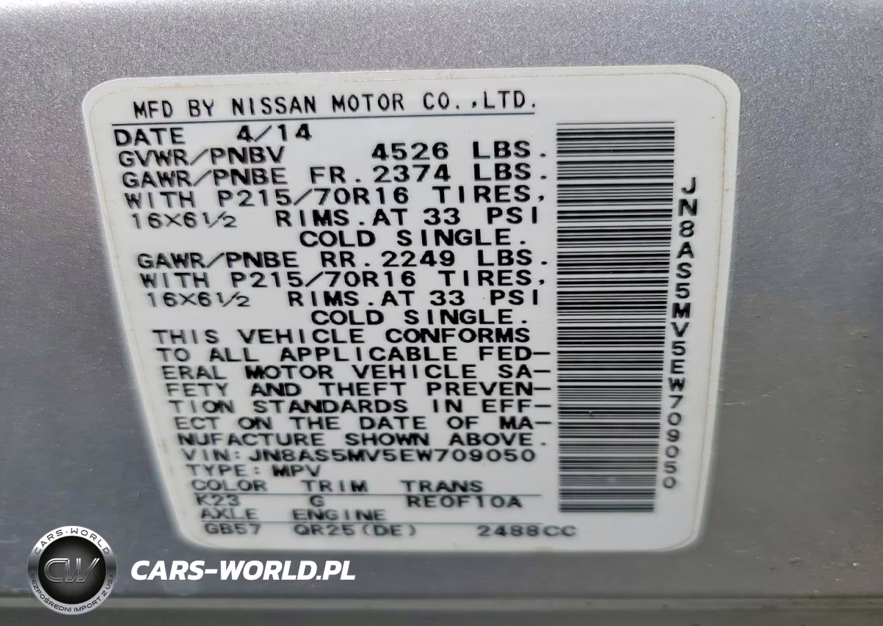 2014 Nissan Rogue Select S VIN:JN8AS5MV5EW709050 - 13