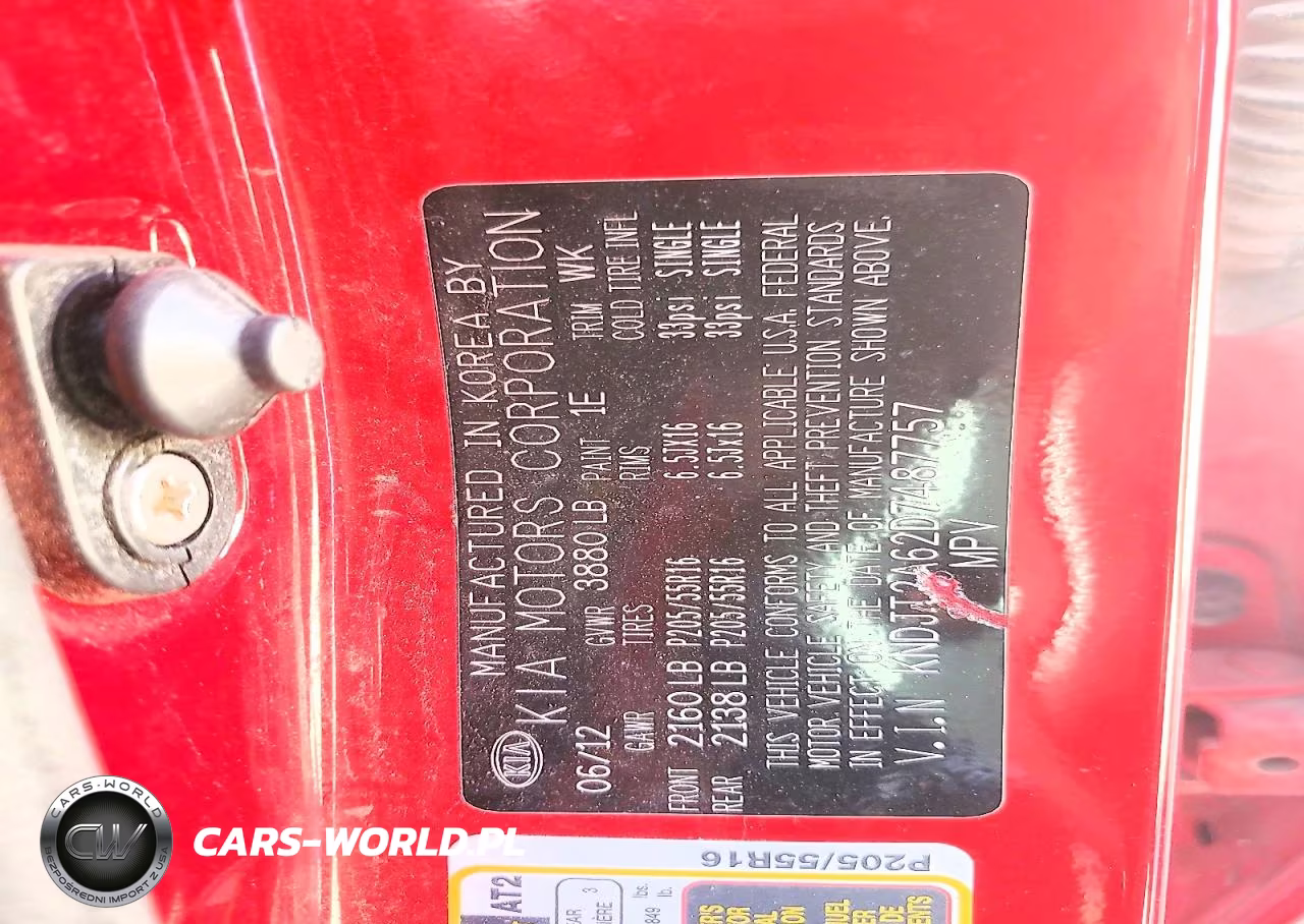 2013 Kia Soul + VIN:KNDJT2A62D7487757 - 13