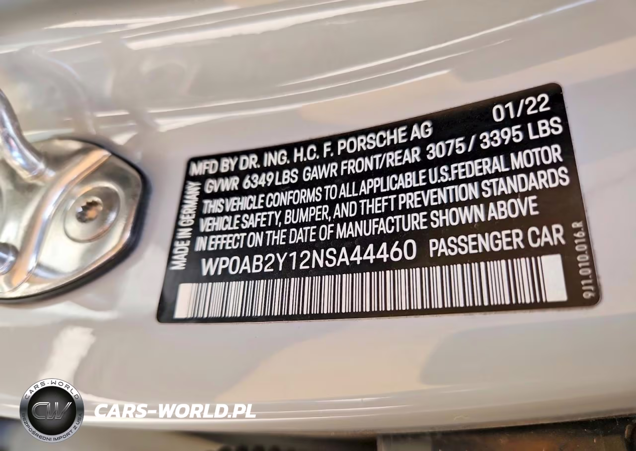 2022 Porsche Taycan 4S VIN:WP0AB2Y12NSA44460 - 12