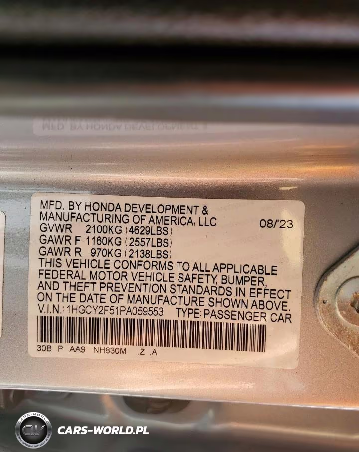 2023 Honda Accord Hybrid Sport VIN:1HGCY2F51PA059553 - 12