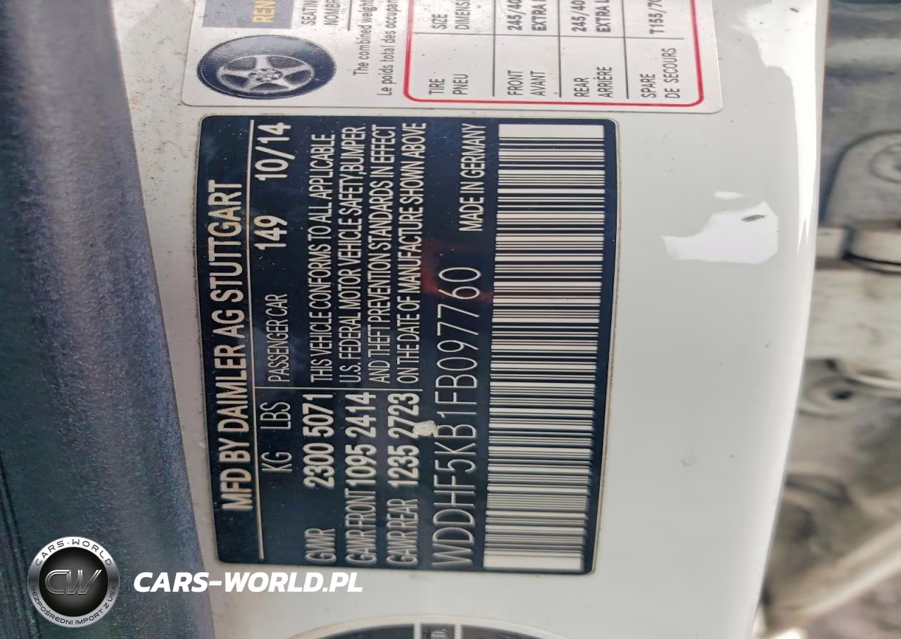2015 Mercedes-Benz E 350 VIN:WDDHF5KB1FB097760 - 13