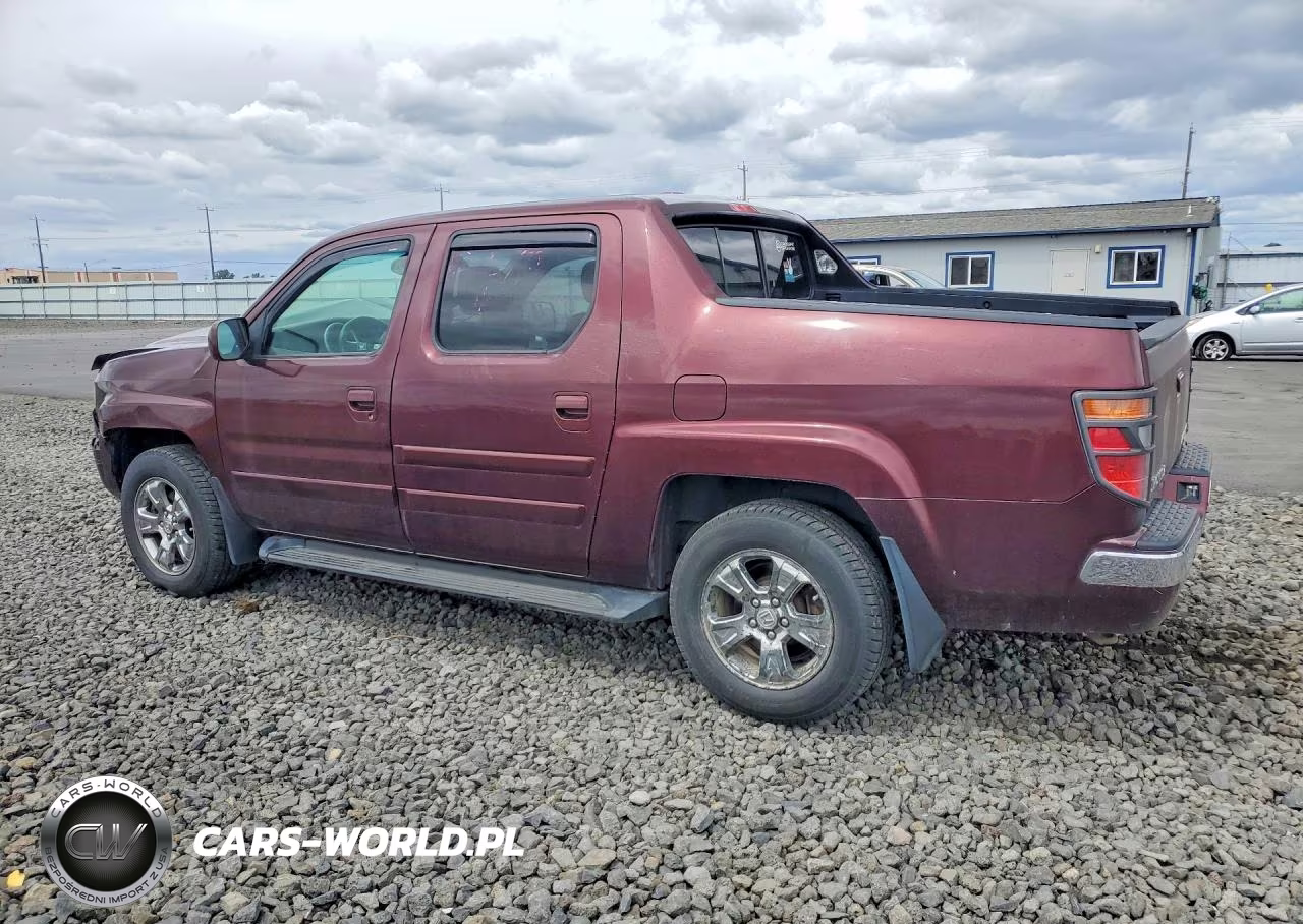 2007 Honda Ridgeline Rtl VIN:2HJYK16537H534410 - 2