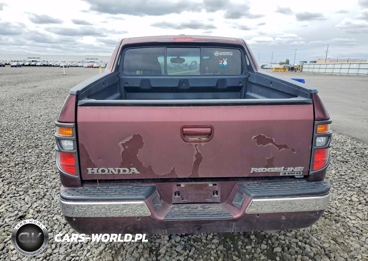 2007 Honda Ridgeline Rtl VIN:2HJYK16537H534410 - 6