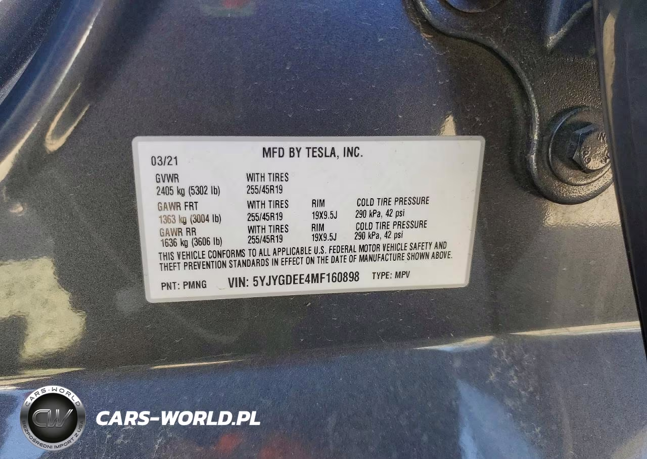 2021 Tesla Model Y VIN:5YJYGDEE4MF160898 - 12