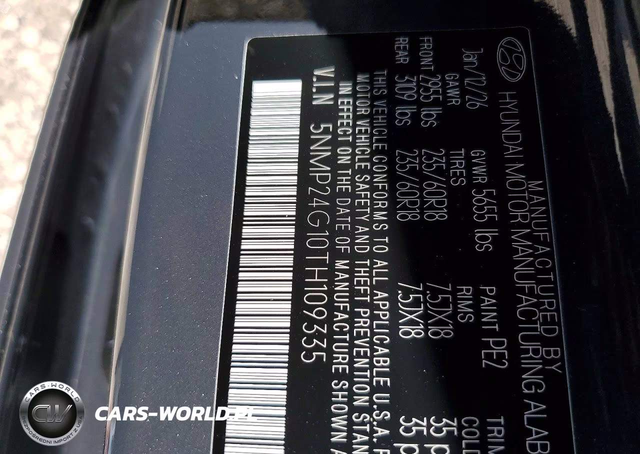 2026 Hyundai Santa Fe Sel VIN:5NMP24G10TH109335 - 13
