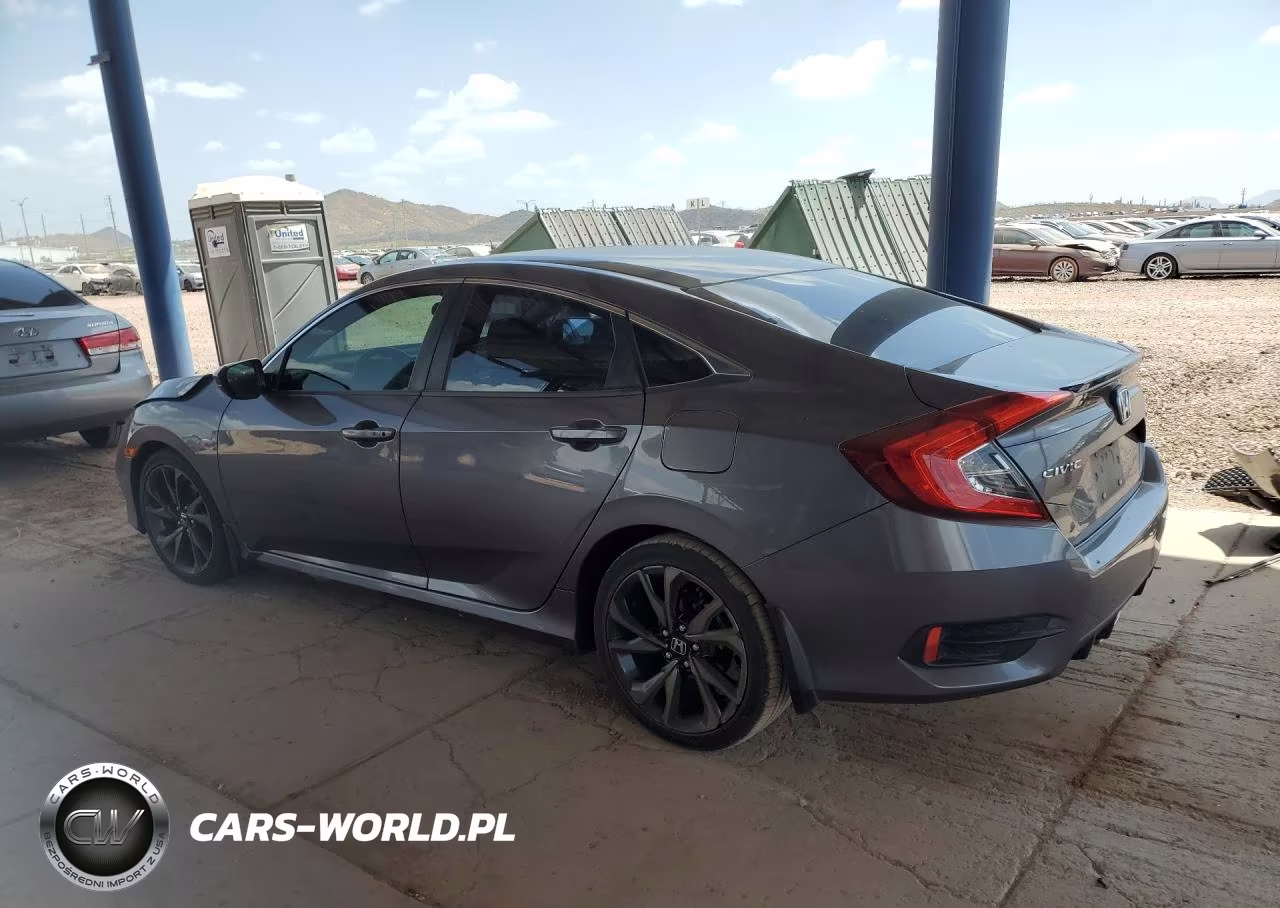 2020 Honda Civic Sport VIN:19XFC2F86LE002762 - 2