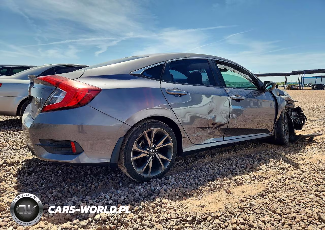 2020 Honda Civic Sport VIN:19XFC2F86LE002762 - 3