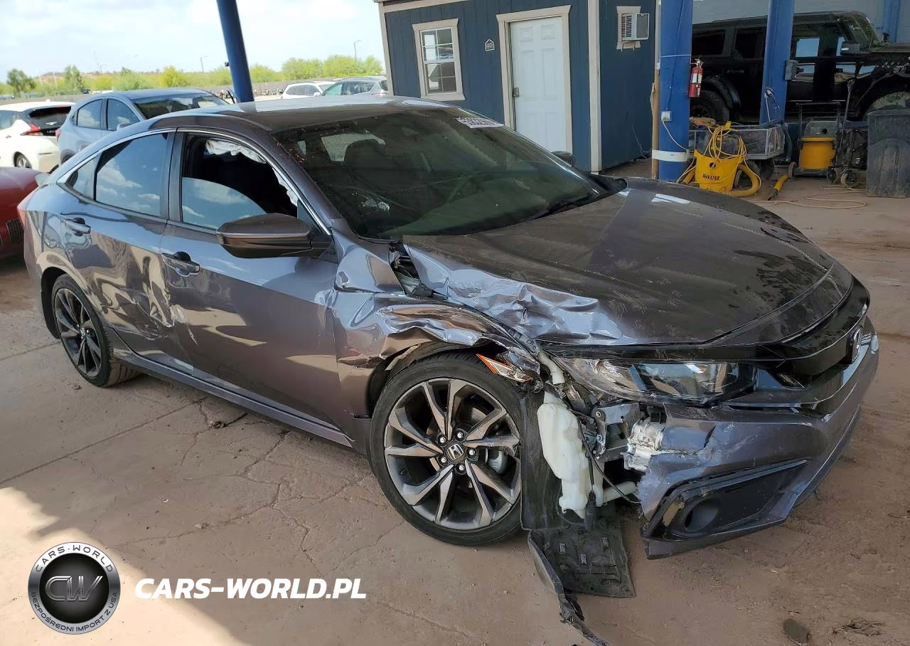 2020 Honda Civic Sport VIN:19XFC2F86LE002762 - 4
