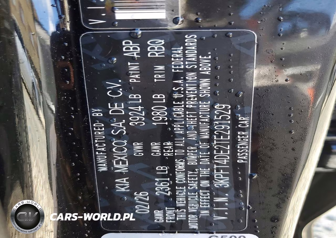 2026 Kia K4 Lxs VIN:3KPFT4DE2TE291529 - 12