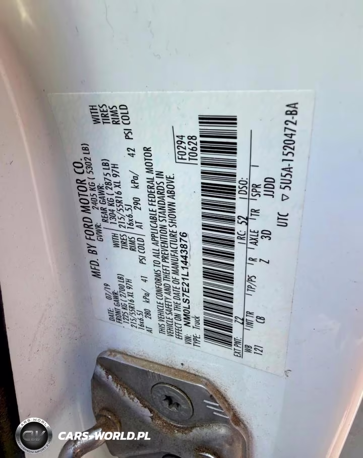2020 Ford Transit Connect Xl VIN:NM0LS7E21L1443876 - 10