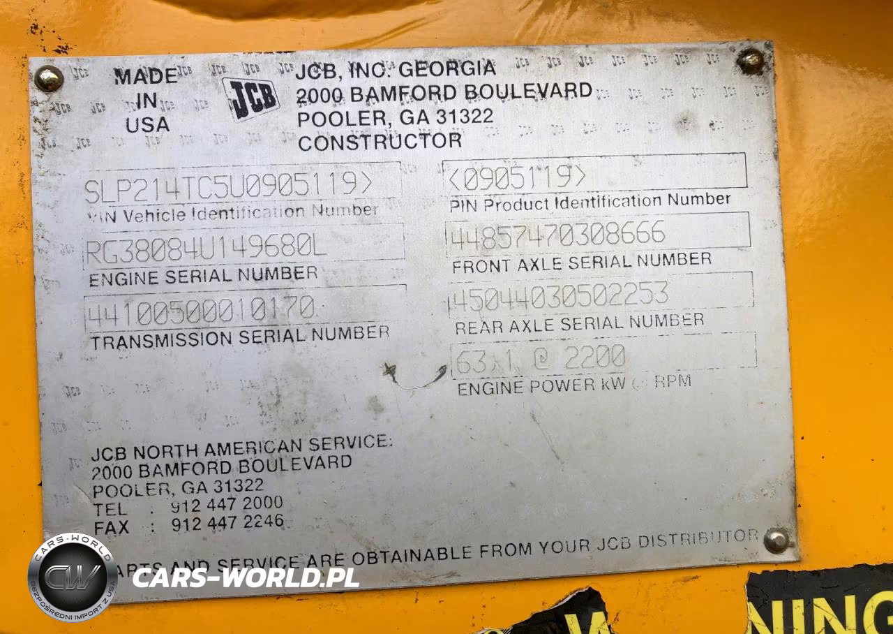 2016 Jcb 214 - Backhoe VIN:SLP214TC5U0905119 - 13