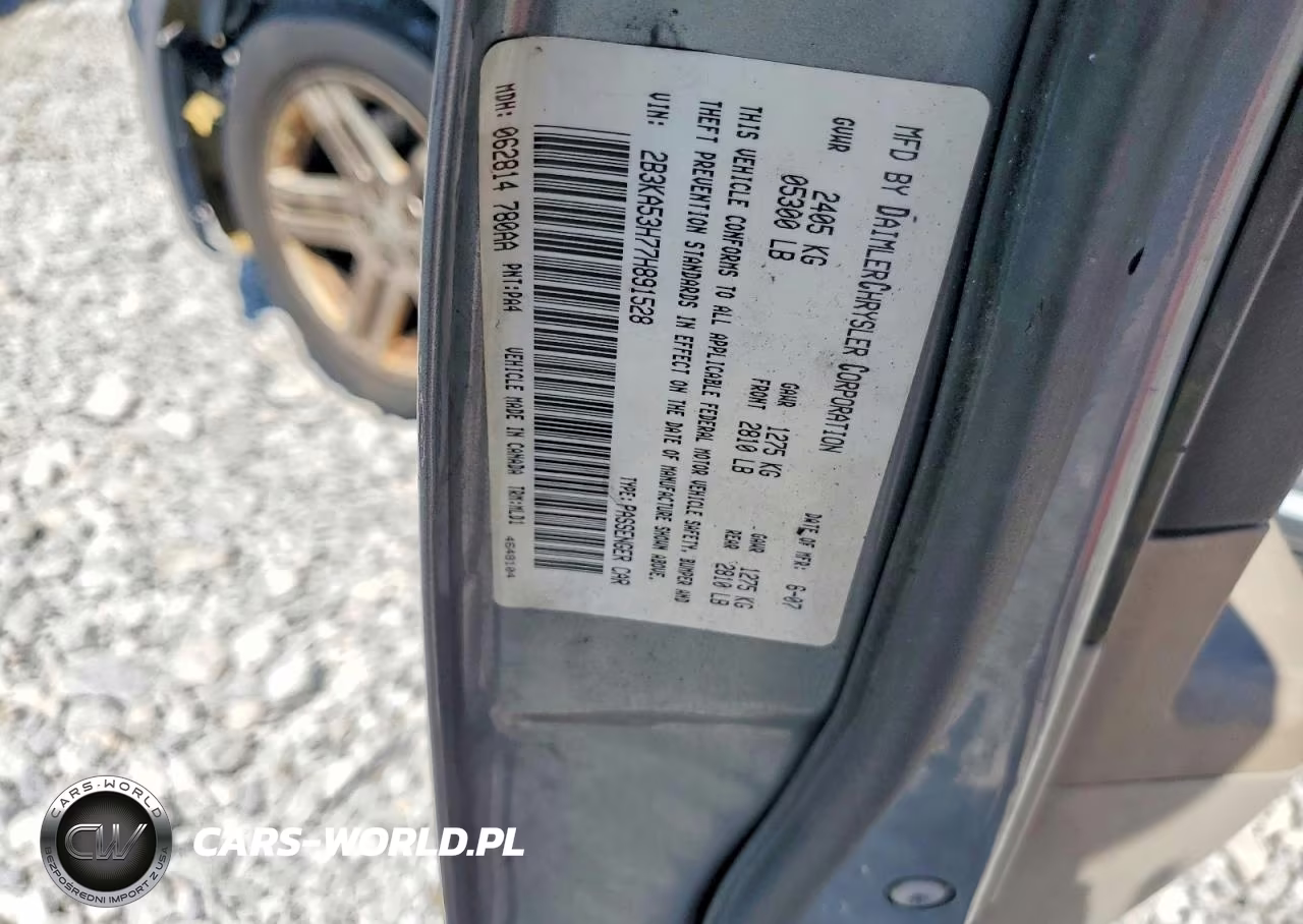 2007 Dodge Charger R VIN:2B3KA53H77H891528 - 12