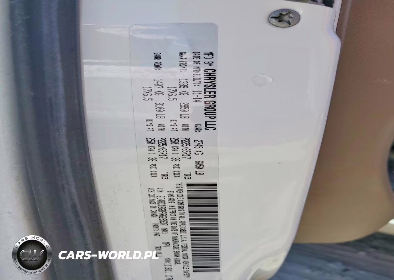 2015 Chrysler Town & Country Touring VIN:2C4RC1BG8FR626537 - 13
